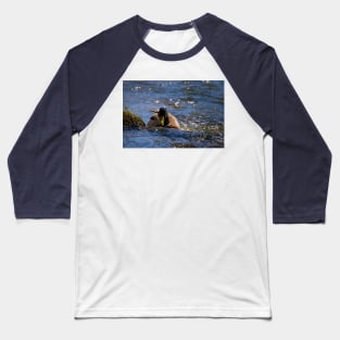 Swimming uphill Baseball T-Shirt